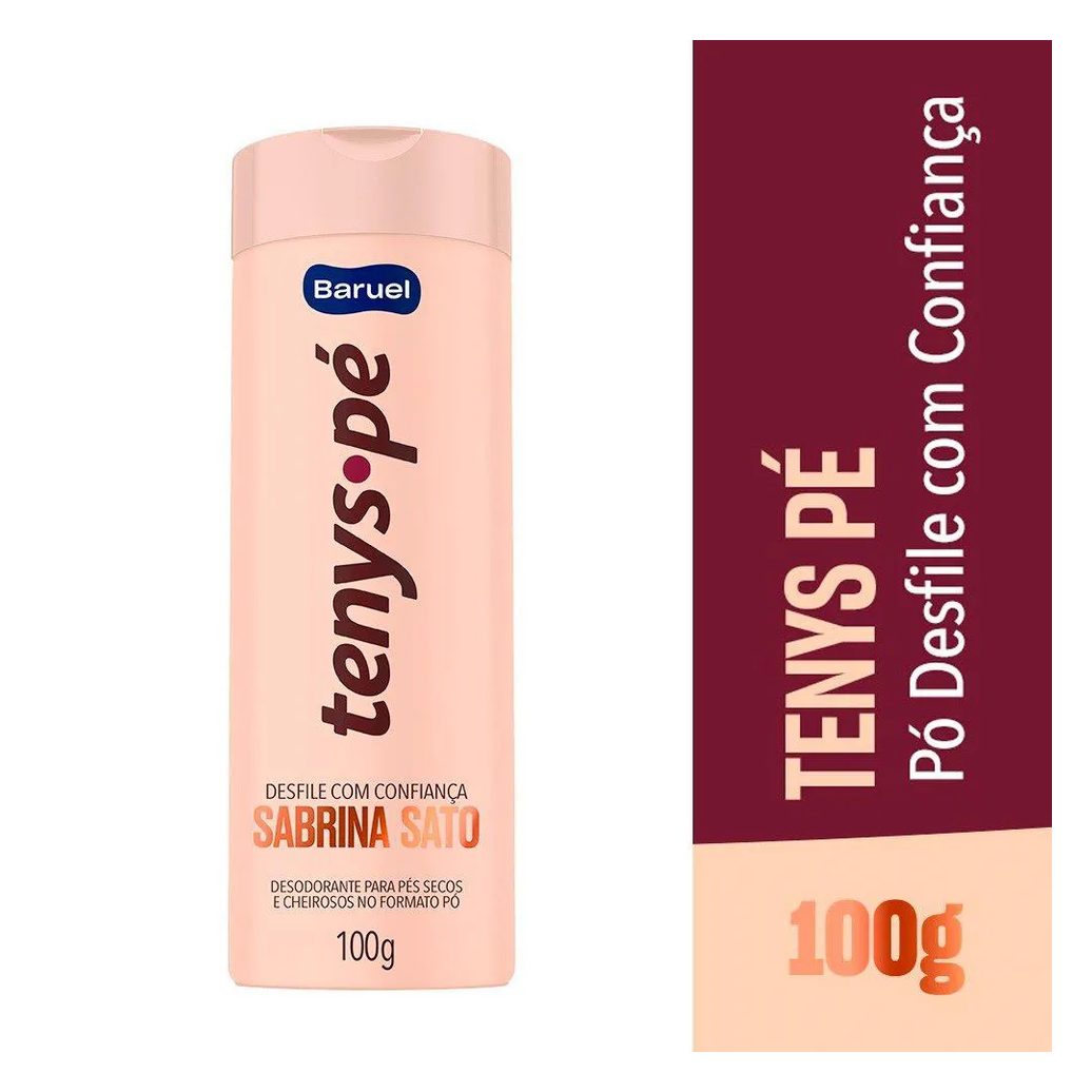 Tenys Pé Baruel Pó Sabrina Sato 100G
