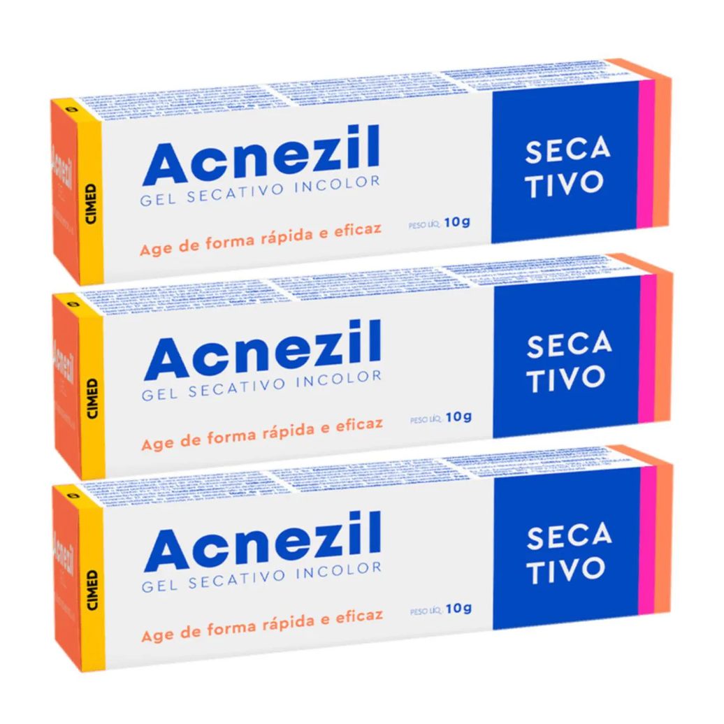 Kit C3 Acnezil Gel Secativo Incolor - Cimed