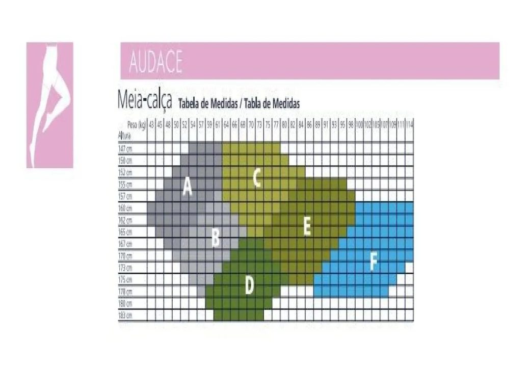 Meia de Compressão Audace Feminina 15-20 Mmhg At Ponteira Aberta - Sigvaris A
