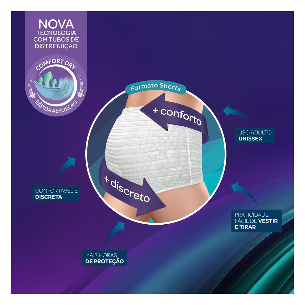 Roupa Íntima Descartável Needs Pants DryCare G/EG 32 Unidades