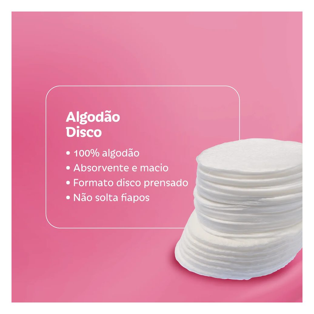 Algodão Disco Needs Beauty 50 Unidades