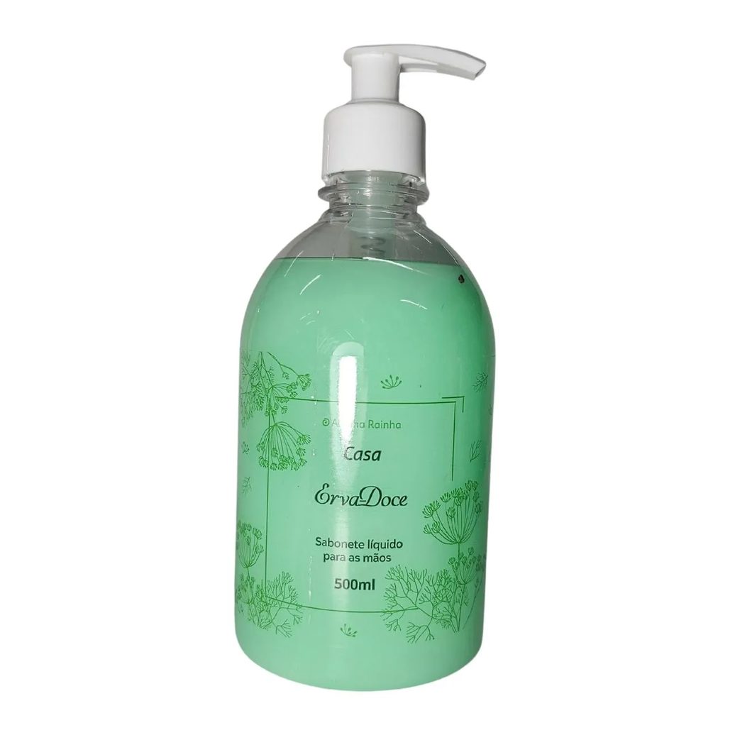 Sabonete Líquido para Mãos Erva Doce Casa Abelha Rainha 500Ml