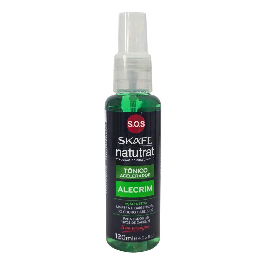 Tônico Capilar Acelerador Alecrim Natutrat S.o.s Skafe 120Ml