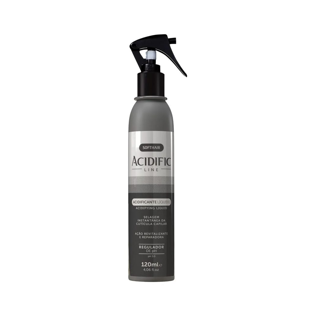 Acidificante Capilar Soft Hair 120Ml Tratamento Regula Ph