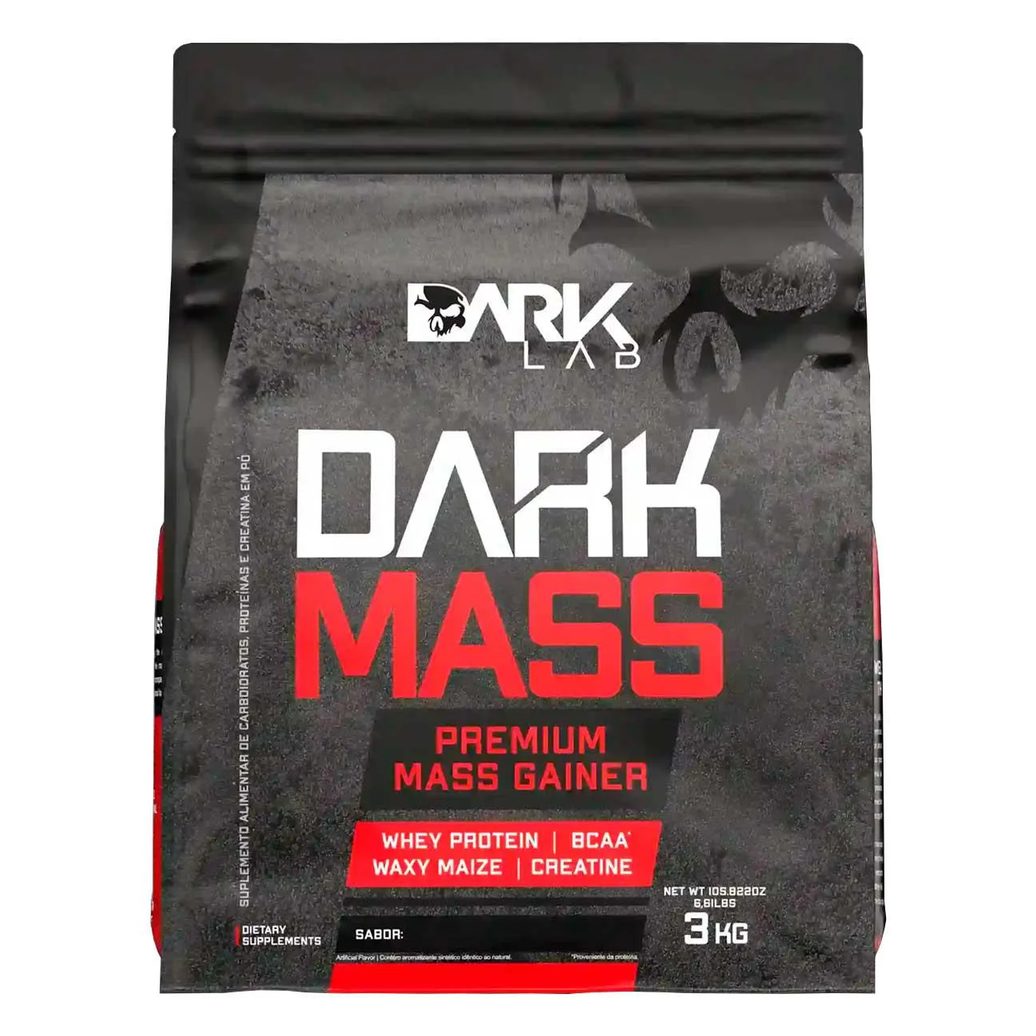 Hipercalorico Dark Mass 3Kg Dark Lab Sabor Chocolate