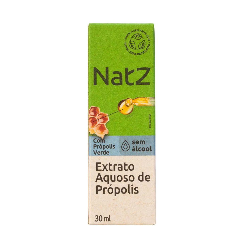 Extrato Aquoso de Própolis Verde Natz Sem Álcool 30ml