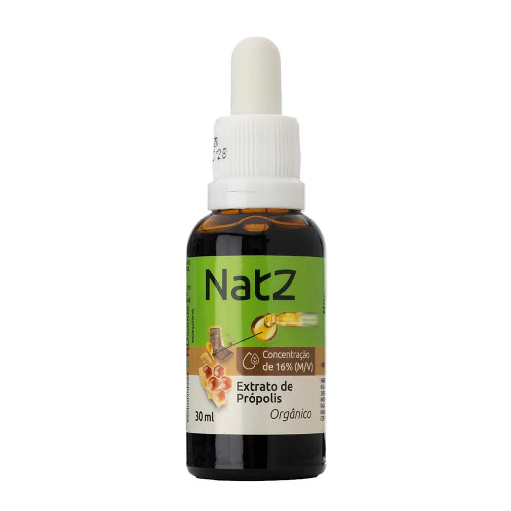 Extrato de Própolis Verde Orgânico 16% Natz 30 ml