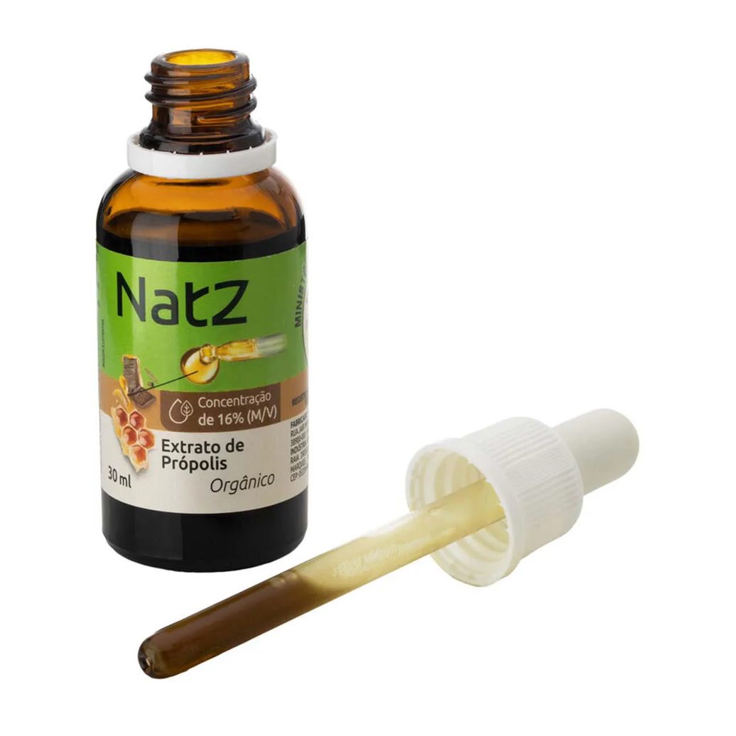 Extrato de Própolis Verde Orgânico 16% Natz 30 ml