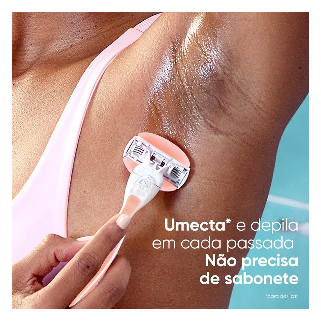 Carga para Aparelho de Depilar Gillette Venus SPA com 4 unidades