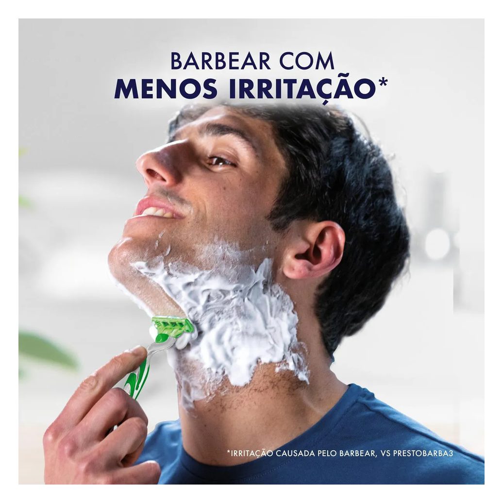 Carga para Aparelho de Barbear Gillette Mach3 Sensitive com 4 unidades
