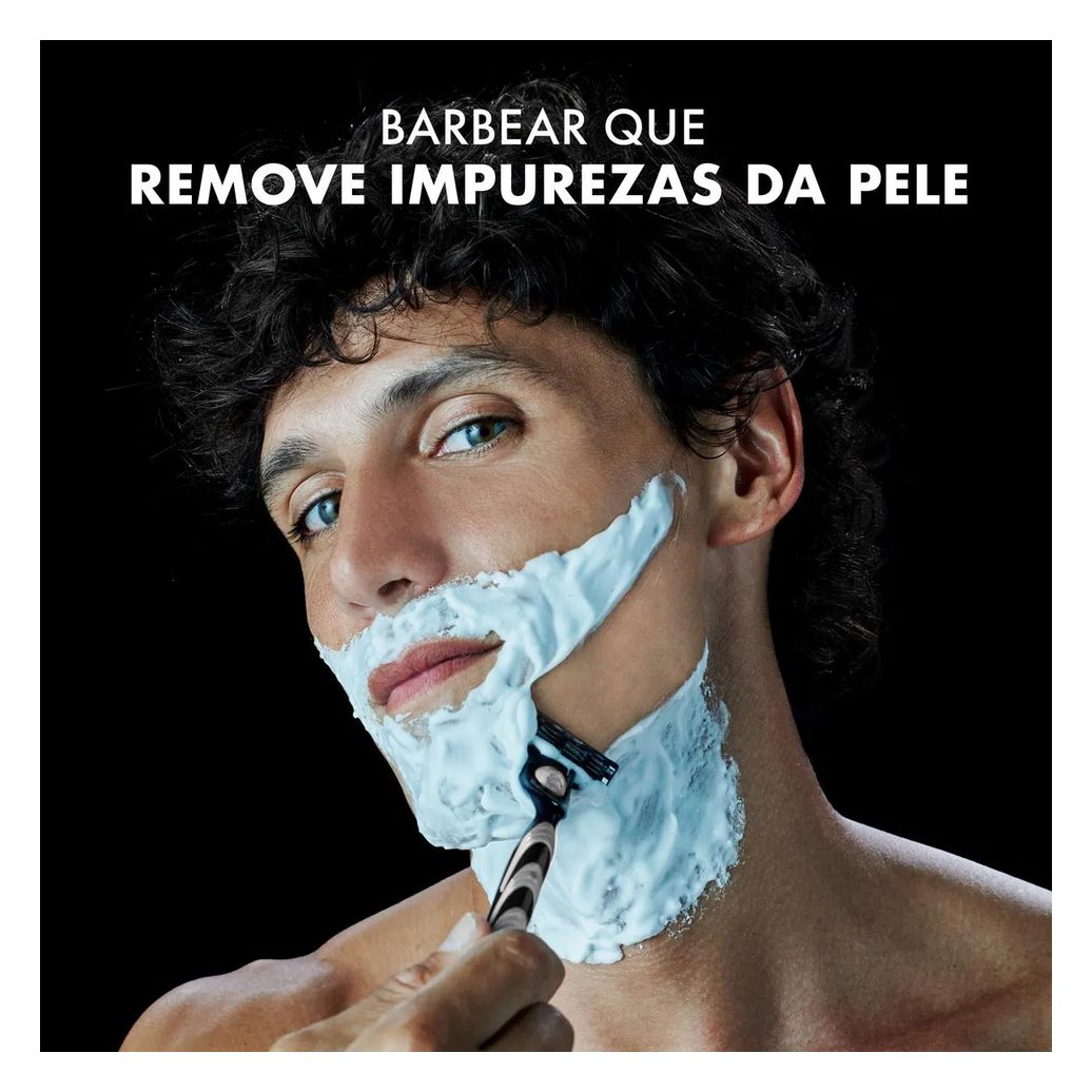 Refil para Aparelho de Barbear Gillette Mach3 Carbono 2 cargas