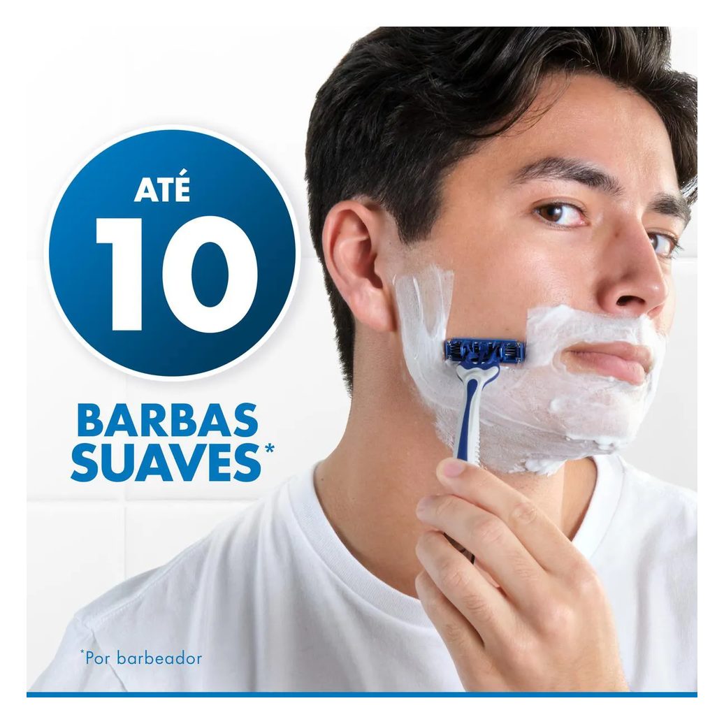 Barbeador Gillette Prestobarba 3 Comfortgel 8 unidades