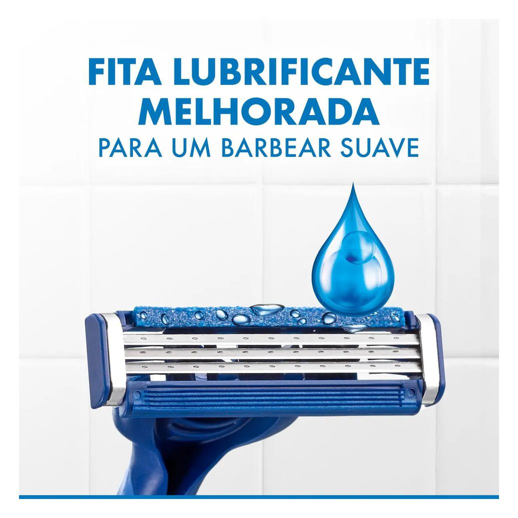 Barbeador Gillette Prestobarba 3 Comfortgel 8 unidades