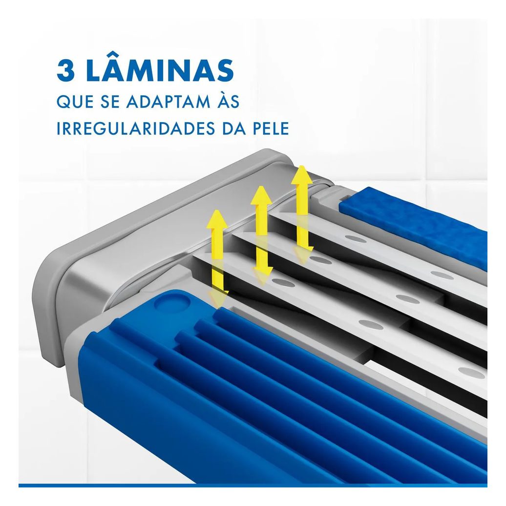 Barbeador Gillette Prestobarba 3 Comfortgel 8 unidades