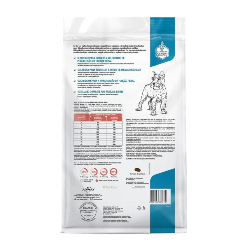 Ração Fórmula Natural Vet Care Renal para Cães Adultos 2 Kg