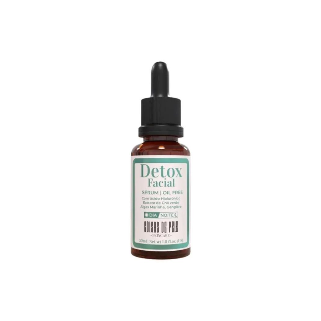 Sérum Facial Coisas de Pele Detox Oil Free Controle Oleosidade 30 Ml