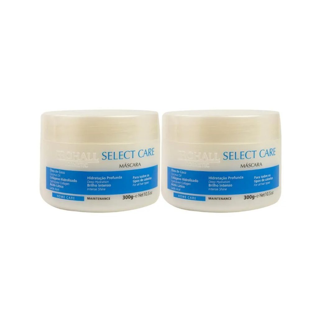 Prohall Cosmetic Select Care Hidratação Kit 2 Máscara 300G