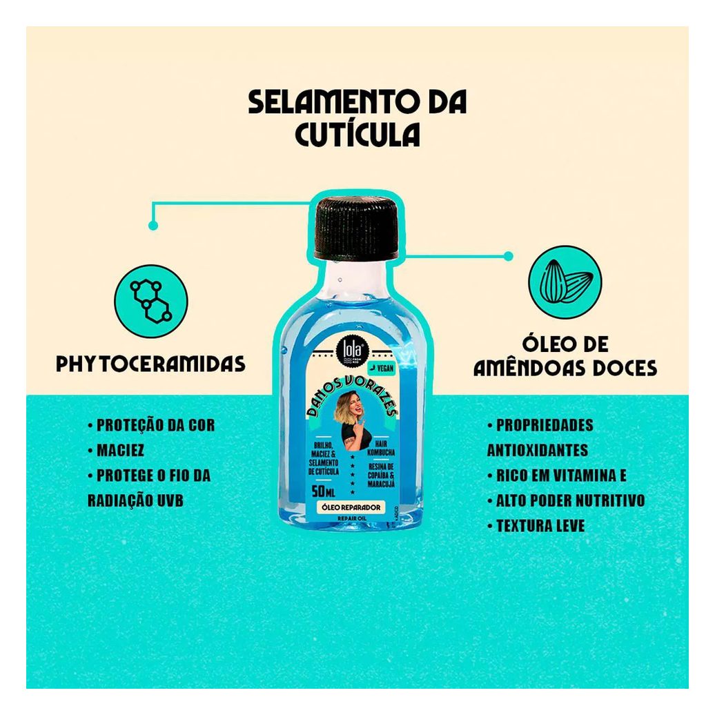 Óleo Reparador Lola Danos Vorazes 50ml