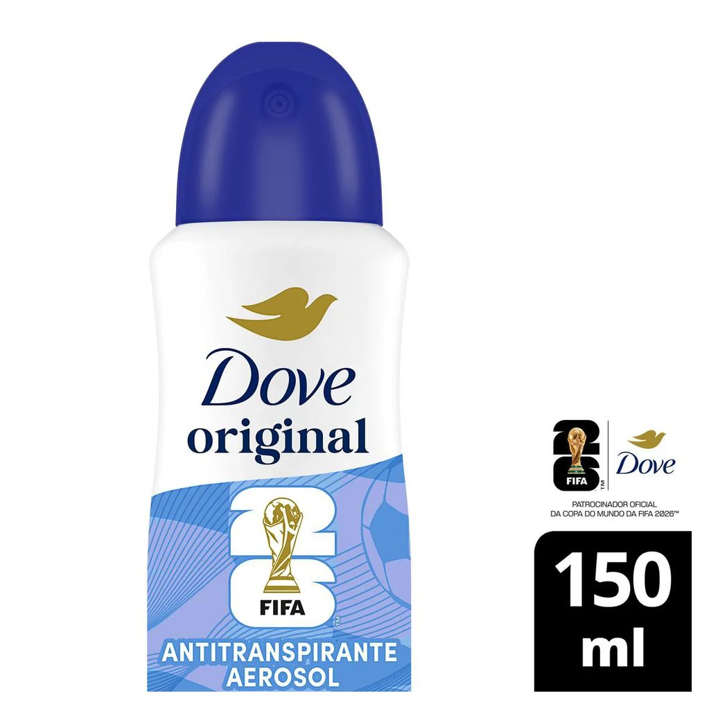 Desodorante Antitranspirante Aerosol Dove Original Feminino 72h 150ml
