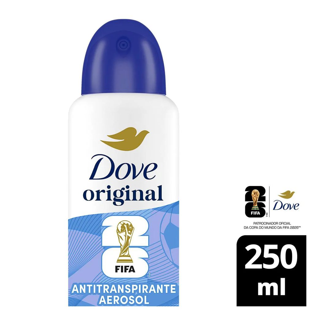 Desodorante Antitranspirante Aerosol Dove Original Feminino 72h 250ml