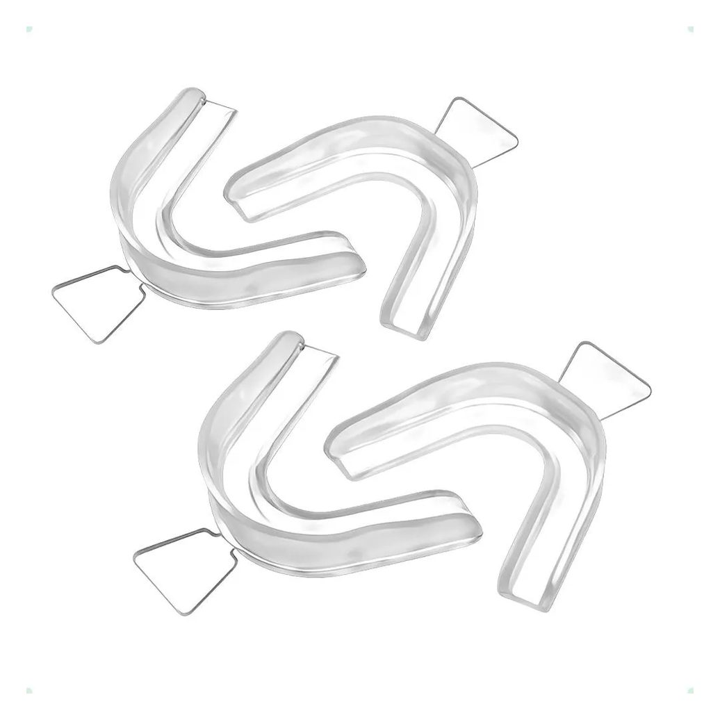 Kit 4 Moldeiras Clareamento Dental Termomoldável Silicone