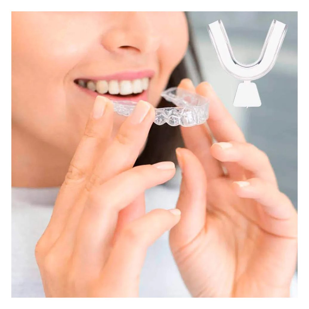 Kit 8 Moldeiras Clareamento Dental Termomoldável Silicone