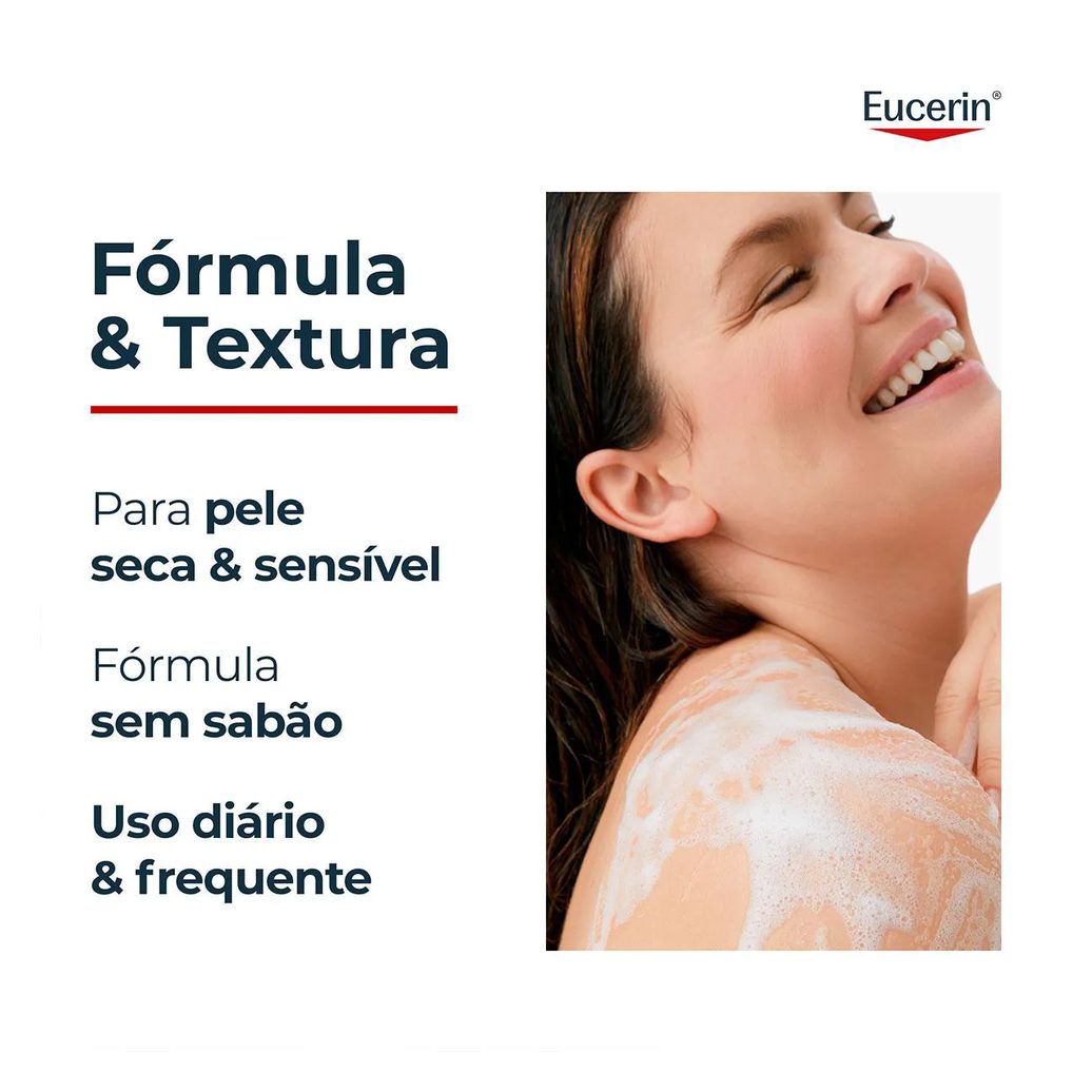 Gel de Limpeza Corporal Eucerin PH5 Pele Seca e Sensivel 400ml