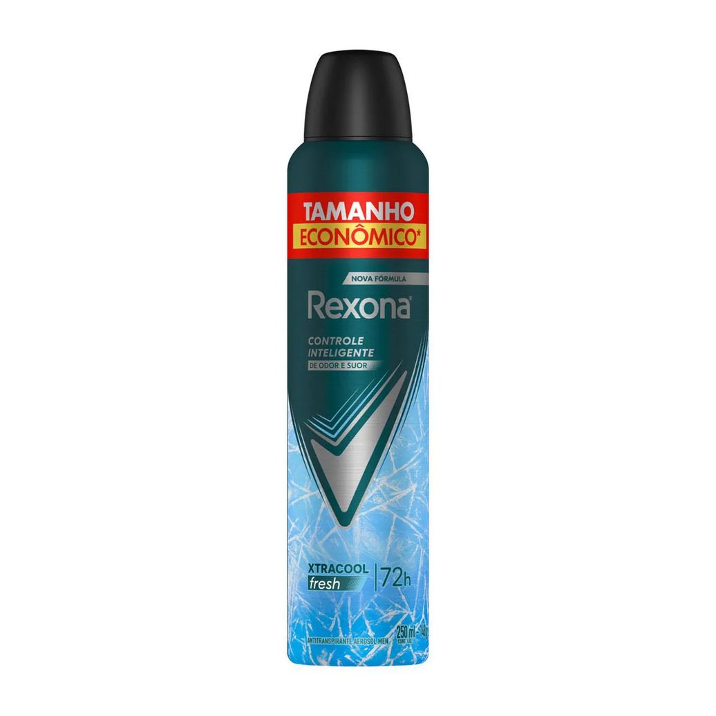 Desodorante Antitranspirante Aerossol Rexona Men Xtracool Fresh Masculino 72h 250ml