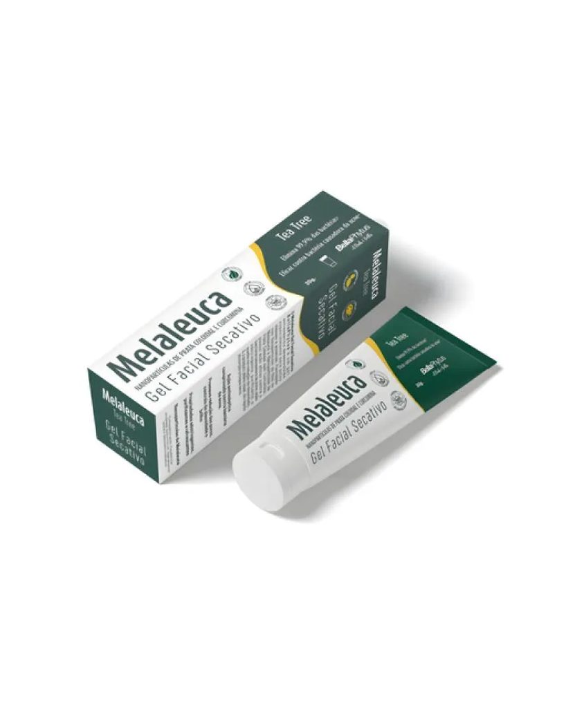 Gel Facial Secativo Melaleuca Tea Tree 30G Bella Phytus