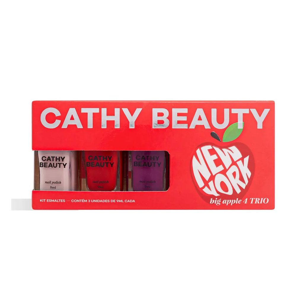 Cathy Beauty Kit Esmalte Big Apple 4 Trio