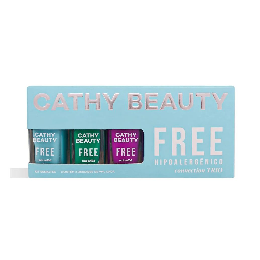 Cathy Beauty Kit Esmalte Free Connection Trio