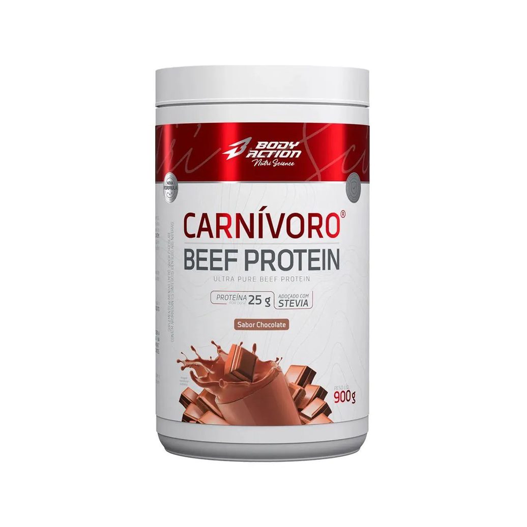 Carnívoro Beef Protein - 900G Chocolate - Bodyaction