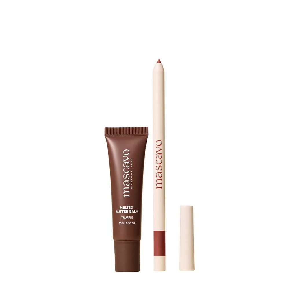 Kit Mascavo Lip Balm Truffle 10G+Lapiseira Labial Pecan 0,3G