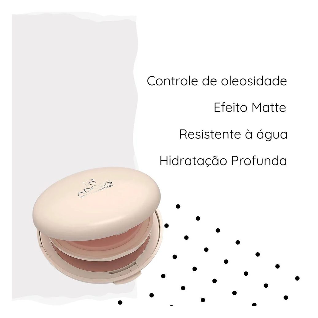 Adcos Pó Compacto 60Fps 3.0 Nude - 11G