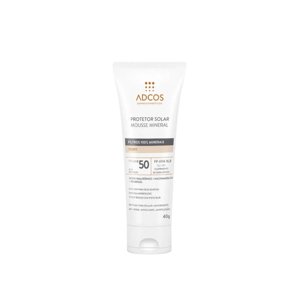 Adcos Protetor Solar Mousse Mineral Bronze Fps50 40G