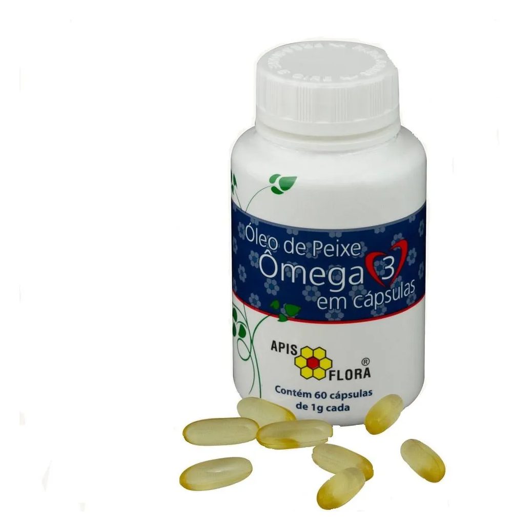 Óleo de Peixe Ômega 3 Apis Flora 60 Cápsulas