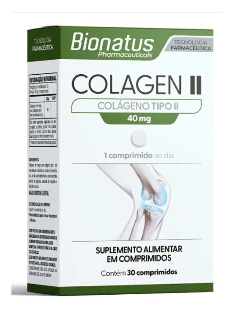 Colagen Ii 40Mg 30 Comprimidos Bionatus