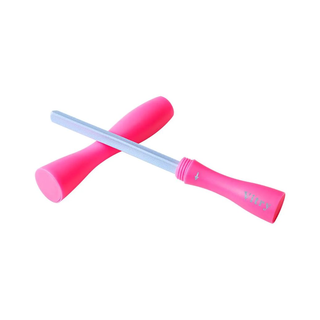 Lixa Cerâmica para Unhas Fluo Vitry Rosa 1 unidade