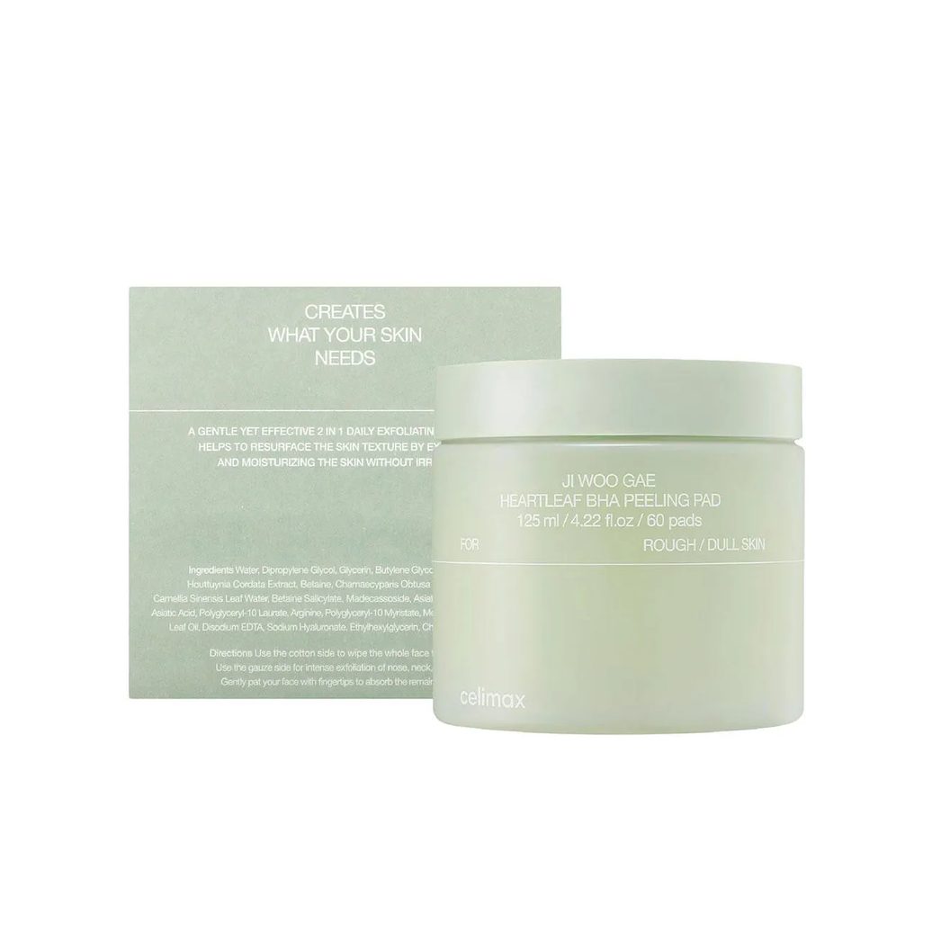 Pads Faciais Celimax Ji Woo Gae Bha Peeling Pad 60 Unidades