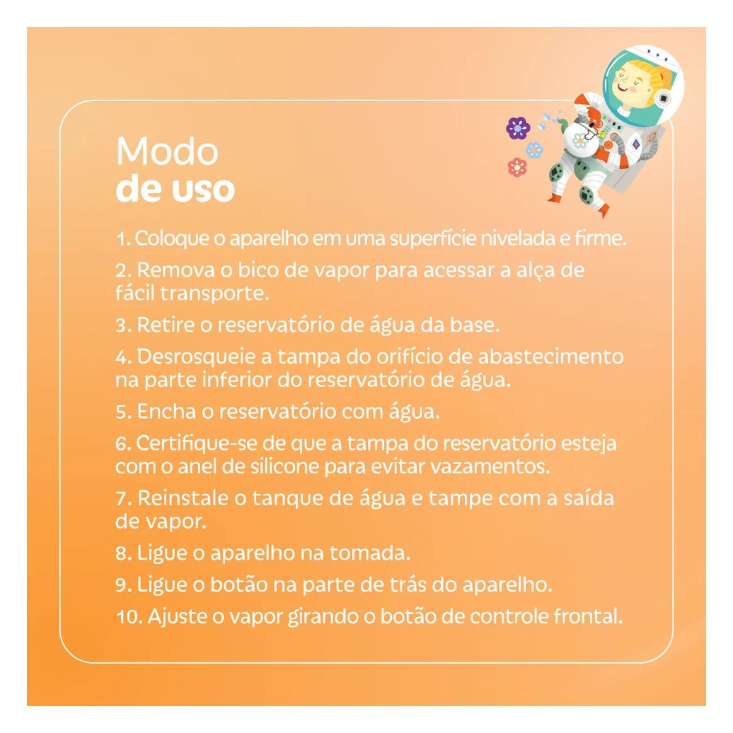 Umidificador e Aromatizador de Ar Infantil Caretech HC026RD 2,1L