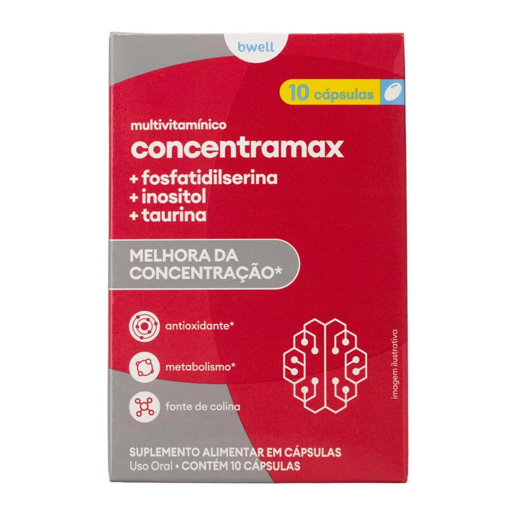Bwell Multivitamínico Concentramax 10 cápsulas