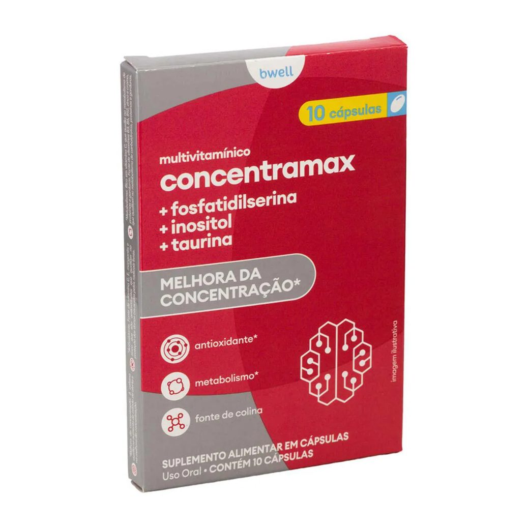 Bwell Multivitamínico Concentramax 10 cápsulas