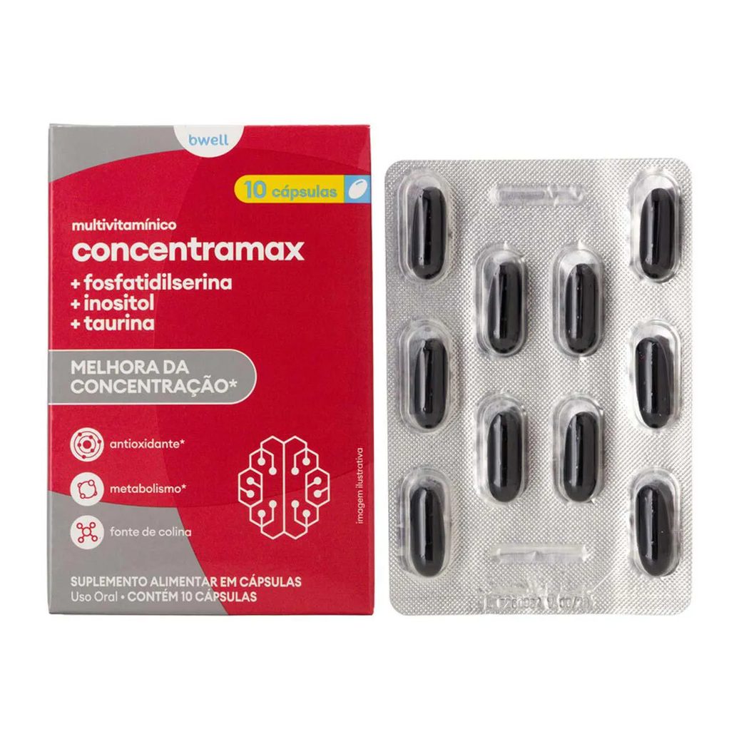 Bwell Multivitamínico Concentramax 10 cápsulas