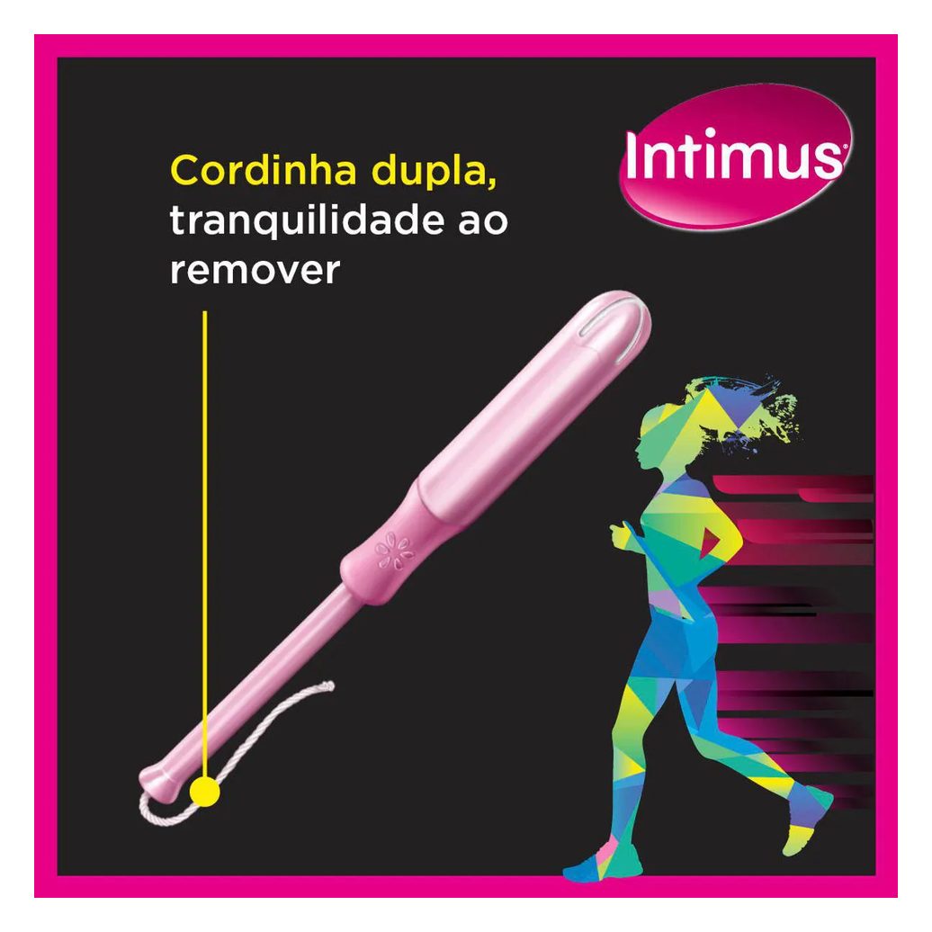 Absorvente Interno Intimus Sport Médio 8 unidades + Aplicador