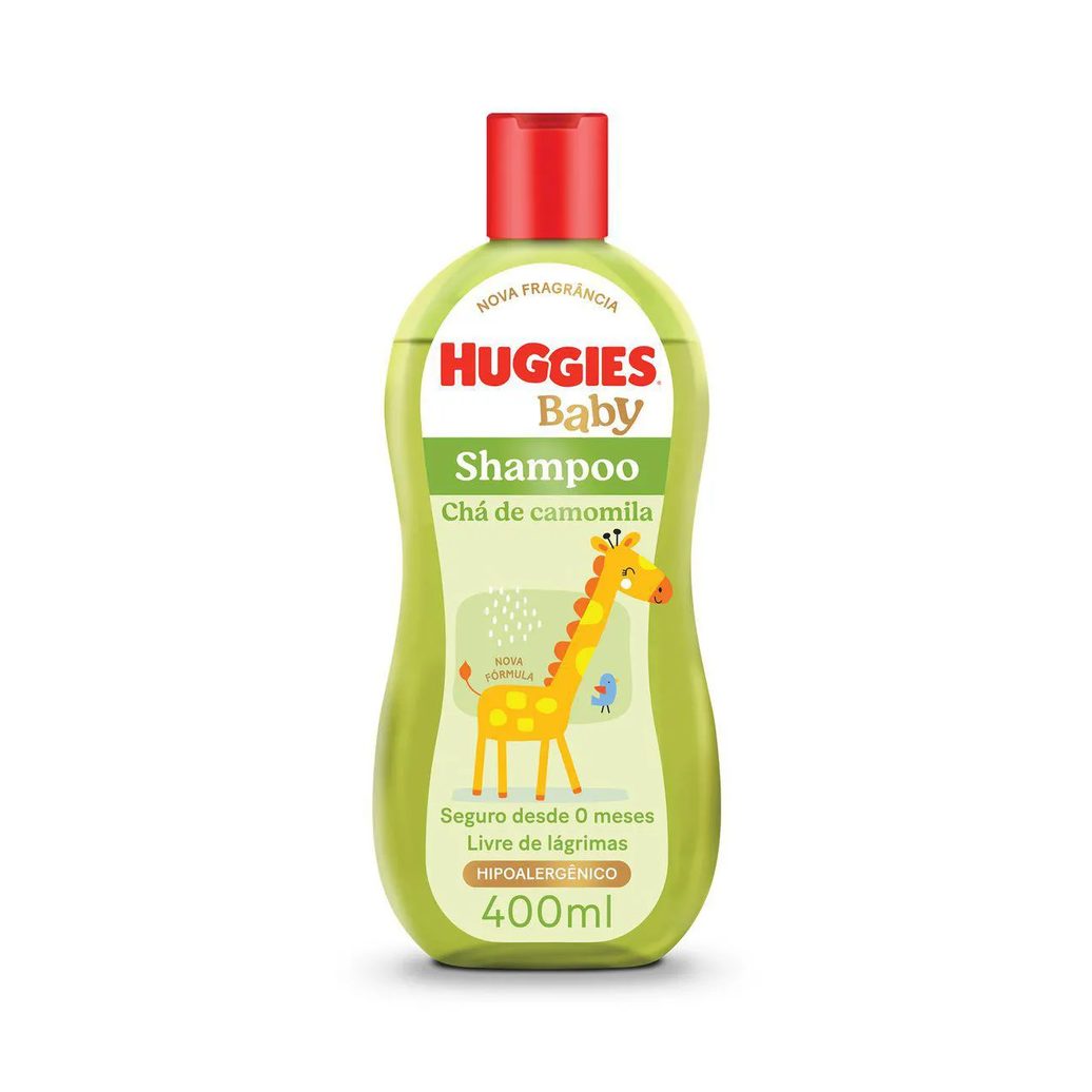 Shampoo Infantil Huggies Hora de Sonhar Camomila 400ml
