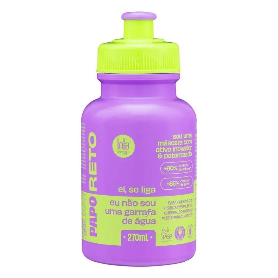 Máscara Capilar Fluída Reparação Molecular Papo Reto 270Ml - Lola