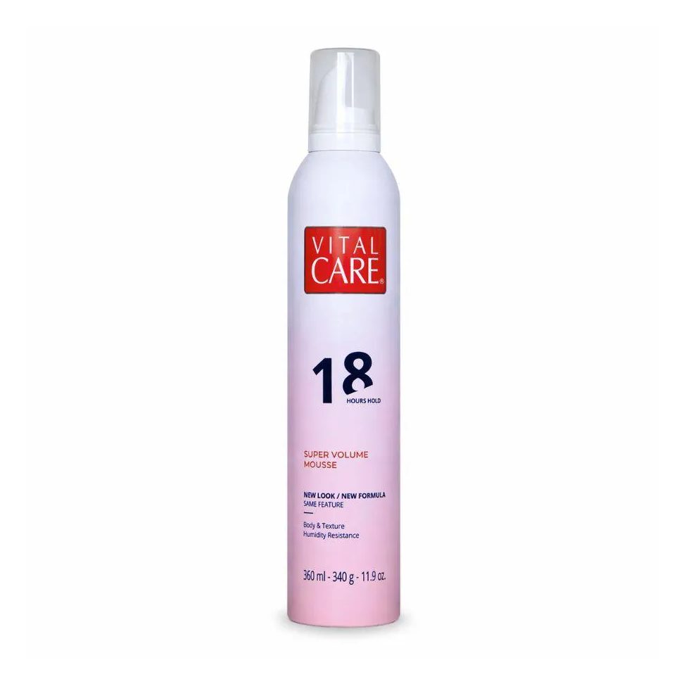 Hair Mousse Vital Care Super Volume 18 Horas 360Ml