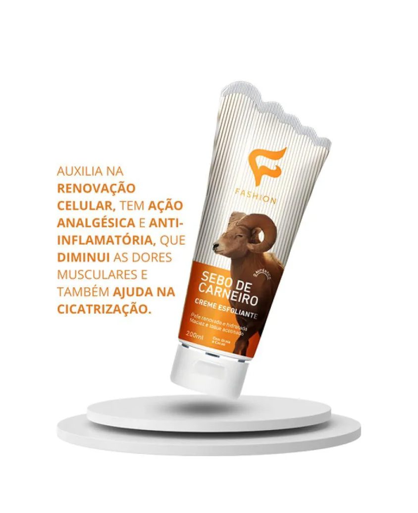 Sebo de Carneiro Creme Esfoliante 200ml Fashion