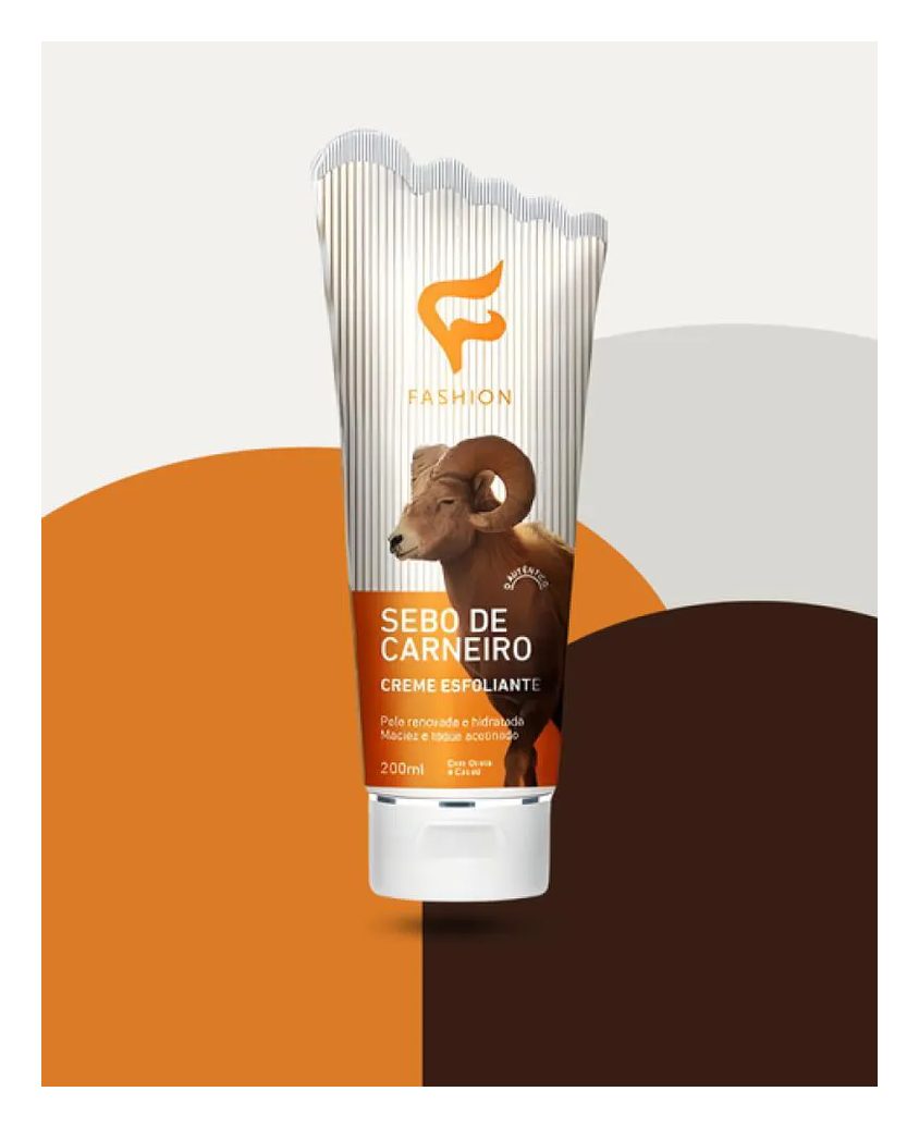 Sebo de Carneiro Creme Esfoliante 200ml Fashion
