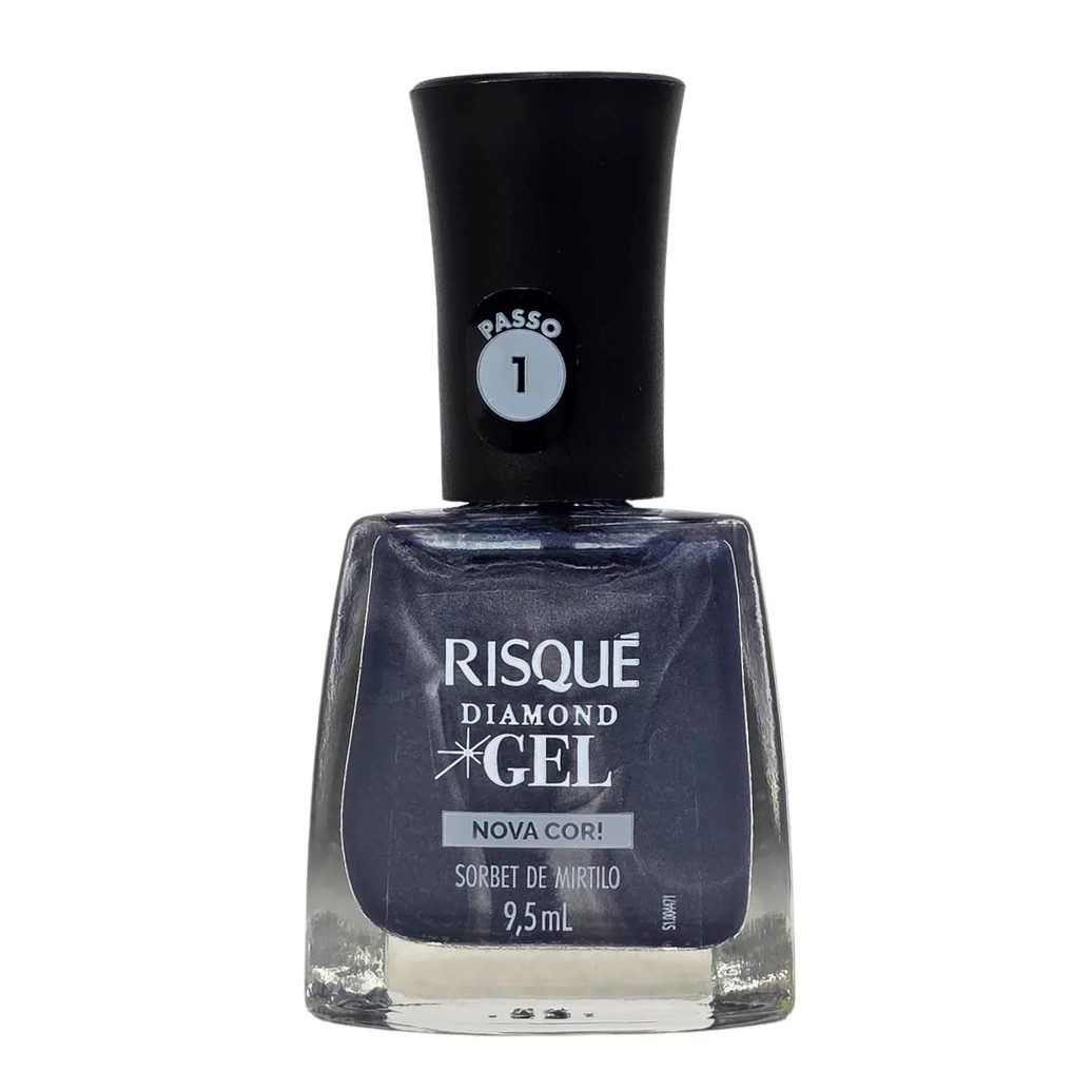 Esmalte Sorbet de Mirtilo Diamond Gel Risque 9,5ml